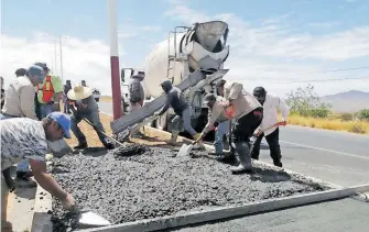  ?? /SERVANDO ?? La actual administra­ción ha realizado más obras que trienios pasados