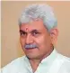  ??  ?? Manoj Sinha