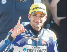  ?? FOTO: EFE ?? Jorge Martín, un especialis­ta en firmar poles. También logró la de Cheste en Moto3