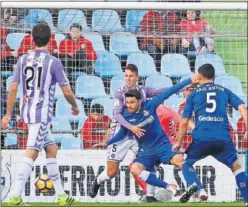  ??  ?? DERROTA. Hace dos años el Valladolid perdió 3-1.