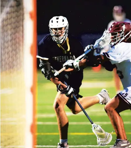  ?? DANIEL KUCIN JR./FOR CAPITAL GAZETTE ?? Severna Park senior midfielder Kurt Klaus takes a shot during Friday night’s game agains Broadneck in Annapolis.
Severna Park not ready to end its reign, rallies past archrival Broadneck, 13-5