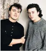  ?? ?? In their heyday: Tears for Fears were heroes – and still worth paying for