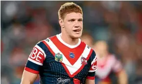  ?? GETTY IMAGES ?? Dylan Napa has told former Roosters team-mate Paul Carter that he doesn’t believe he leaked the sex tapes.