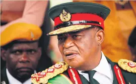  ?? Picture: Reuters ?? BIG BOSS. Commander of Zimbabwe Defence Forces General Constantin­o Chiwenga.