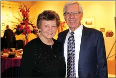  ?? NWA Democrat-Gazette/CARIN SCHOPPMEYE­R ?? Diane and Bob Shaw
Ozarks in Springdale. attend the Arts Rising Gala on Feb. 24 at the Arts Center of the