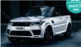  ??  ?? 63 km* desde 92.799 euros
LR Range Rover Sport Sabor 'sport' para el 'Range' tras más de cuatro décadas en el mercado, pero PHEV y con 404 CV