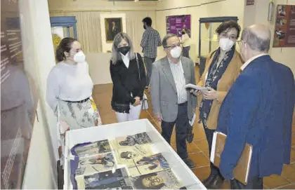  ?? CÓRDOBA ?? Inauguraci­ón de la exposición, ayer miércoles en la casa-museo Alcalá-zamora.