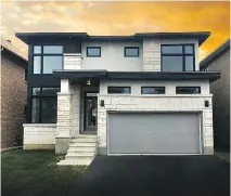  ??  ?? Located in Prince of Wales on the Rideau, The Greyson is a two-storey, 3,049-sq.-ft. luxury home with four bedrooms and 3.5 bathrooms.