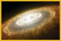  ??  ?? Altta: Güneş Sistemi’ndeki her şey, Güneş etrafındak­i ön gezegen diskinden oluştu.