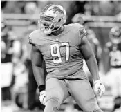  ?? REY DEL RIO/ASSOCIATED PRESS ?? Defensive tackle Akeem Spence has been acquired by the Dolphins from the Lions for an undisclose­d 2019 draft pick.