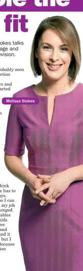  ??  ?? Melissa Stokes