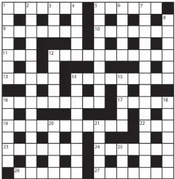  ??  ?? PRIZES of £20 will be awarded to the senders of the first three correct solutions checked. Solutions to: Daily Mail Prize Crossword No. 15,579, PO BOX 3451, Norwich, NR7 7NR. Entries may be submitted by second-class post. Envelopes must be postmarked...