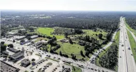  ?? Courtesy of Satya and Stolz / ?? Houstonbas­ed Satya Inc. and Stolz Partners of Alpharetta, Ga., are planning a residentia­l community of more than 850 homes and multiple commercial sites on the 500 acres of ranch land in Montgomery County.