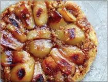  ?? COURTESY OF LYNDA BALSLEV ?? Pear and Cardamom Tarte Tatin.