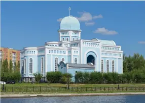  ?? (Embassy of Kazakhstan in Israel) ?? THE ASTANA synagogue, the largest Jewish house of worship in Central Asia.