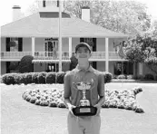  ?? COURTESY OF VALDES FAMILY ?? Dr. Phillips freshman Brendan Valdes won a golf national skills championsh­ip at Augusta National on Sunday.