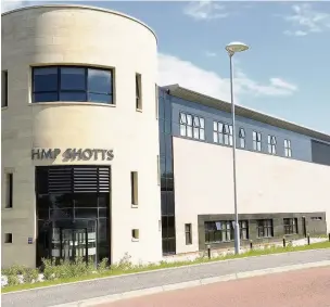  ??  ?? HMP Shotts The prison is hoping to become dementia-friendly