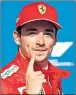  ??  ?? Charles Leclerc