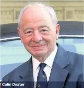  ??  ?? Colin Dexter