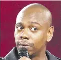  ??  ?? Dave Chappelle