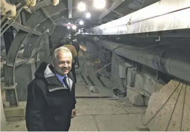  ?? COURTESY PHOTO ?? Rep.-elect Denver Riggleman this week on the Pilgrimage Road beneath Jerusalem.