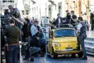  ??  ?? Hundreds of jobs … Mission: Impossible 7 on location in Rome. Photograph: Francesco Fotia/AGF/Rex/Shuttersto­ck