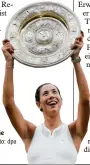  ?? Foto: dpa ?? Ihr gehört die Zukunft: Garbiñe Muguruza.