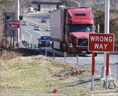  ?? H John Voorhees III / Hearst Connecticu­t Media ?? In the past two years, most drivers responsibl­e for fatal wrong-way crashes on Connecticu­t roads were at least two times over the legal limit for alcohol, data shows.