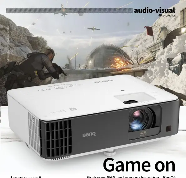  ??  ?? BenQ TK700Sti 4K projector