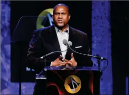  ?? ASSOCIATED PRESS ?? IN THIS APRIL 2016 FILE PHOTO, Tavis Smiley appears at the 33rd annual ASCAP Pop Music Awards in Los Angeles. Smiley said that he isn’t just angry at PBS for firing him on sexual misconduct charges. He’s angry about his depiction in the media.