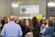  ??  ?? Local officials attend the opening of Liberty Resources Pathways Wellness Center located at 148Main St. in Oneida.