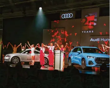  ?? Foto: Audi AG ?? Audi Hungaria hat diese Woche sein 25 jähriges Bestehen gefeiert. Der Standort wurde 1993 gegründet.