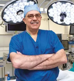  ?? NORTHWELL HEALTH ?? Dr. Louis Kavoussi was the first surgeon at Northwell Health to use the OR Black Box camera system.