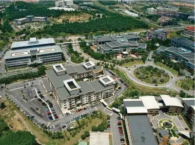  ??  ?? Aerial view of Cyberjaya today.