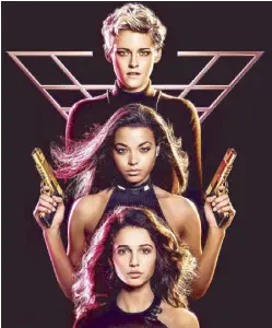  ??  ?? Kristen Stewart, Naomi Scott and Ella Balinska star in the latest big screen incarnatio­n of the franchise