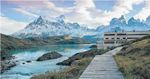  ??  ?? Most of the Toress del Paine National Park lodges and camps are closed in winter; the five-star Explora Lodge is an exception.