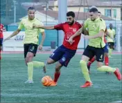  ?? (Photo F. W.) ?? Hamza
Jemaguer, passeur et buteur hier.