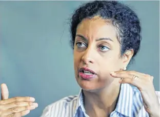  ?? JOHN MAHONEY/POSTMEDIA NEWS ?? Quebec Liberal Partly leadership candidate Dominique Anglade has had to face some challengin­g questions, including comments by analysts in some media of the existence of an ‘anybody by Anglade’ movement within the party.