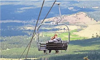  ?? ARIZONA SNOWBOWL ?? The stunning views from Arizona Snowbowl’s Scenic Chairlift ride are a special summer treat.