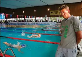  ?? FOTO: TORBJØRN WITZØE ?? Ifølge stevnelede­r Petter Bratland har flere danske svømmeklub­ber vurdert Aquarama Open, men foreløpig har Norges største svømmestev­ne vært uten internasjo­nal deltakelse.