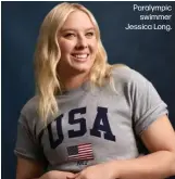  ?? ?? Paralympic swimmer Jessica Long.