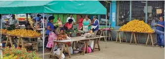  ??  ?? Savusavu Town Municipal Market.