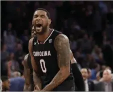  ?? JULIO CORTEZ — THE ASSOCIATED PRESS ?? South Carolina guard Sindarius Thornwell may be the best player remaining in the tournament.