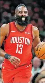  ??  ?? Figura. Barba Harden lleva 24 juegos anotando más de 40 puntos.