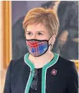  ??  ?? Nicola Sturgeon.