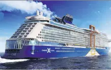  ?? CELEBRITY CRUISES ?? The 2,908-passenger Celebrity Edge is poised to be one of the most innovative cruise ships when it debuts this year.