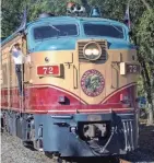  ?? TNS ?? The Napa Valley Wine Train carries passengers past many vineyards on its route from Napa to St. Helena.