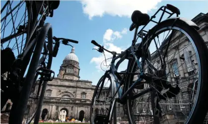  ?? Photograph: David Cheskin/PA ?? Edinburgh University was commended for its strong sustainabi­lity research and record on diversity.