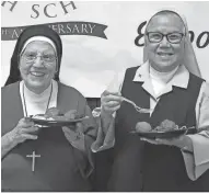  ?? SUBMITTED PHOTO ?? Sisters of Charity Monica Fumo, 78, and Gabriella Nguyen, 75, who worked for years at Milwaukee’s St. Joan Antida High School, have died of COVID-19, the order announced Thursday.