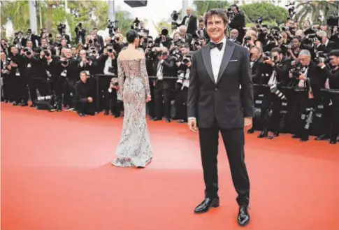  ?? // REUTERS ?? Tom Cruise, ayer en la alfombra roja del Festival de Cannes